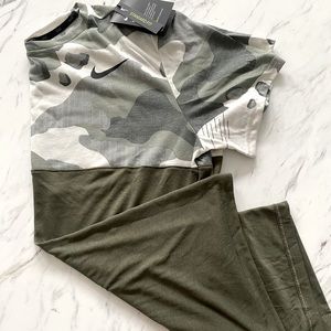 NWT Men’s XL Nike Dri-Fit -Camo/Army Green Tee